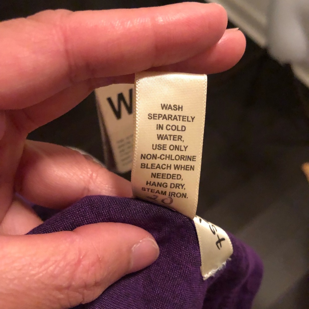 Studio West Apparel Eggplant Button Up Shirt - Picture 8 of 8